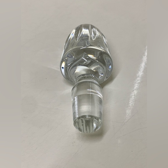 Vtg Solid Lead Crystal Decanter Finial Stopper Replacement - Picture 3 of 12